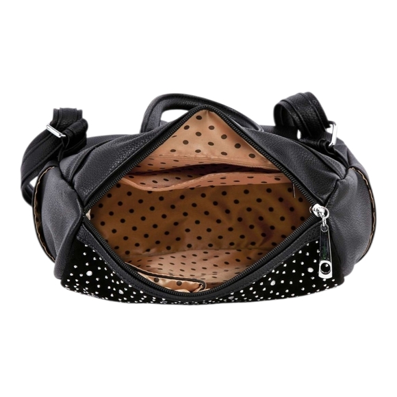 Flag Design Sparkling Rhinestone Backpack - Picture 5 of 6